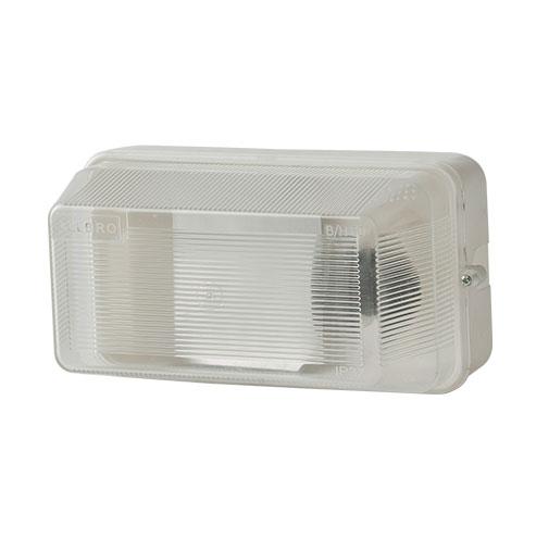 Light Bulkhead Poly Carbonate 60w Rectangular P550 ALLBRO