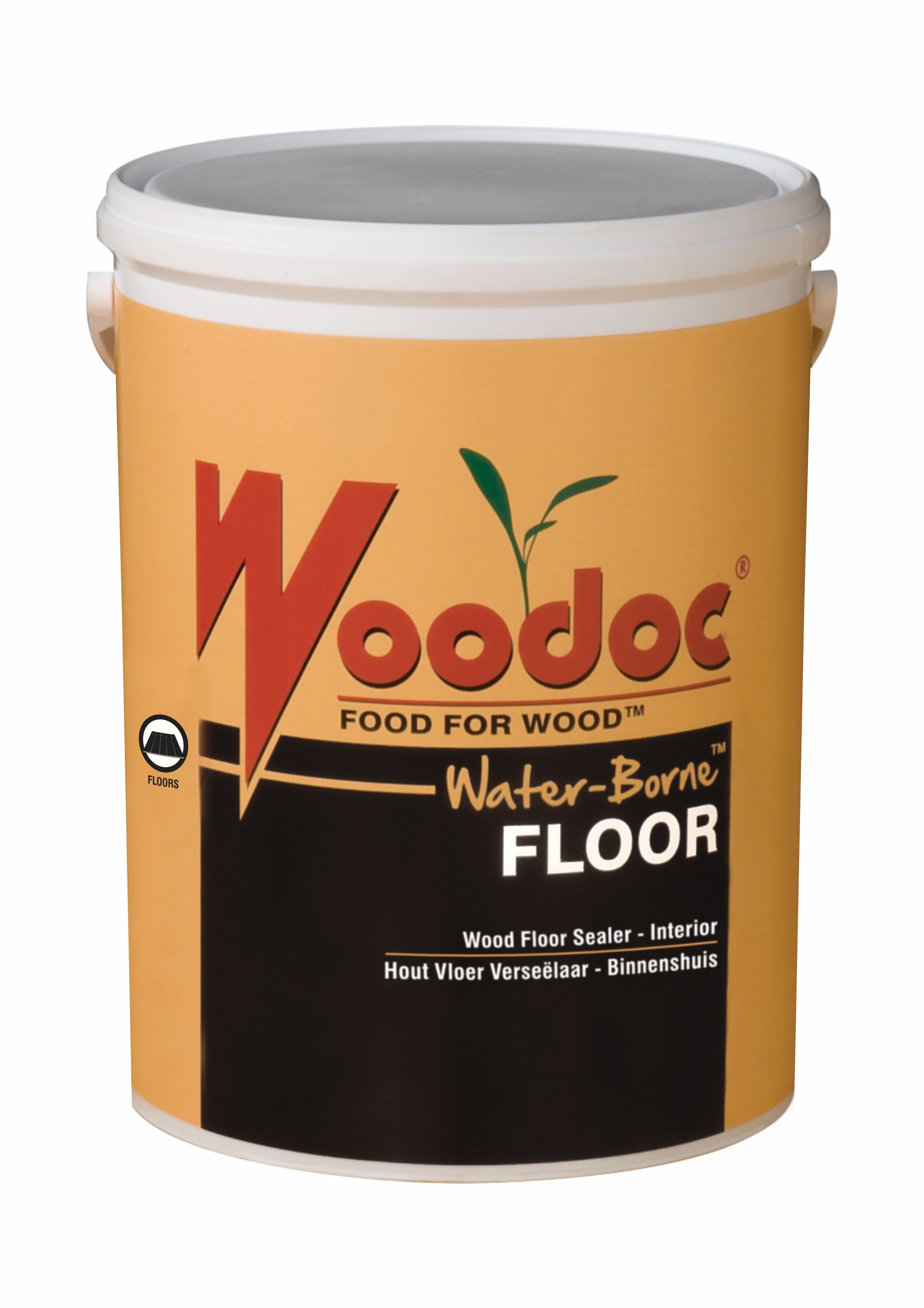 Woodoc Floor Sealer Interior Water Borne Gloss Clear 5l