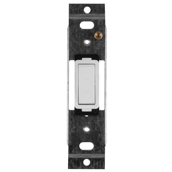 Crabtree Switch Classic 1 Lever 2 Way 50x100mm White 2571P