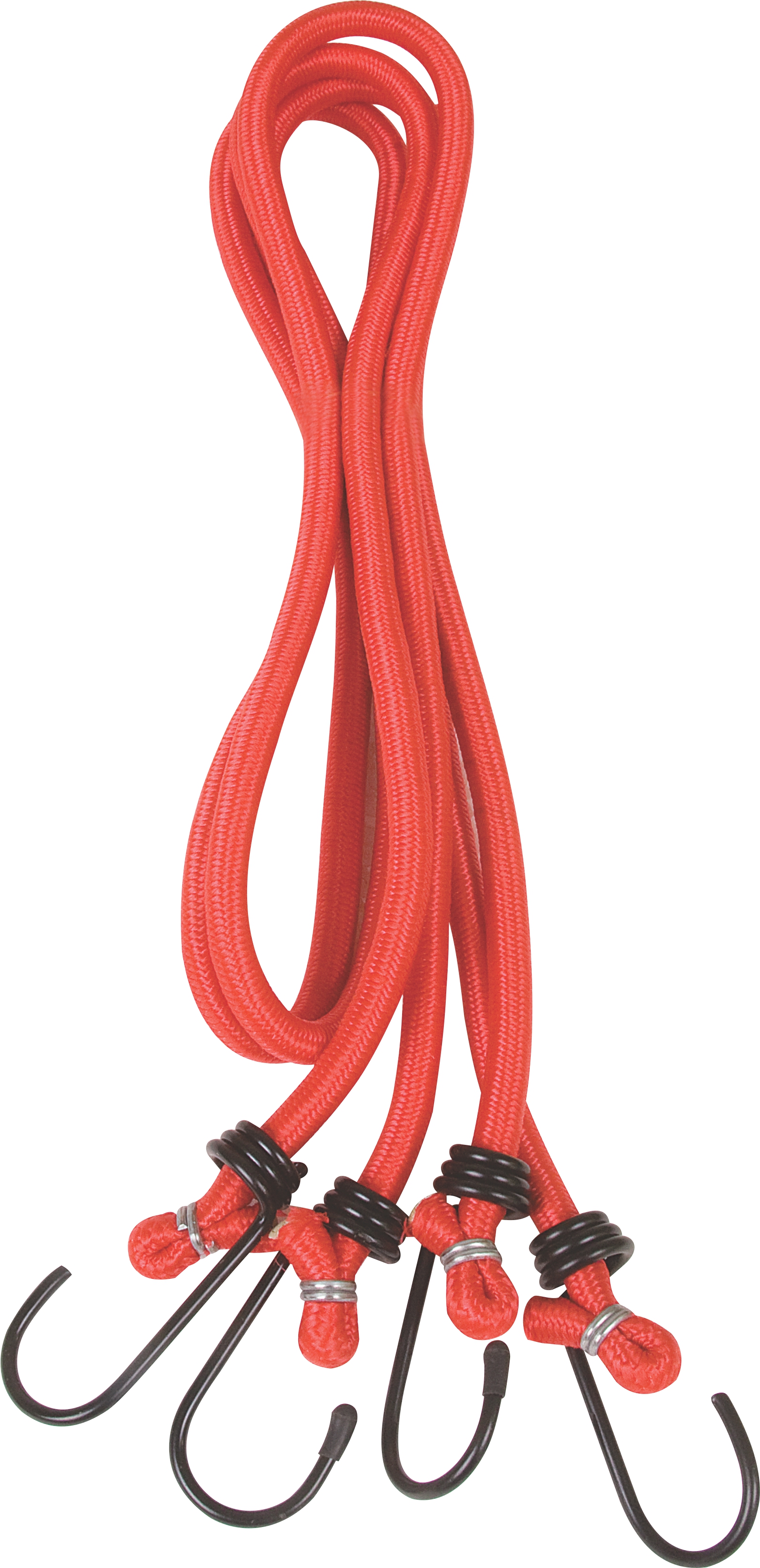 Motoquip Bungee Cord  8mm x 120cm Strap Round (2) With Vinyl Coated St