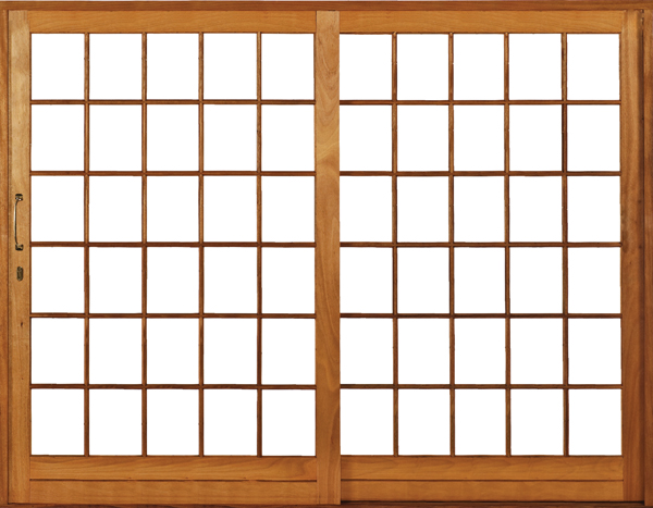 Winsters Door Hardwood Sliding 2383x2125 Sng S/Pane LH WSDP2.4