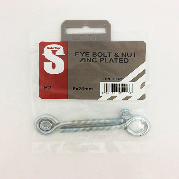 Safetop Bolt Eye ZP 6x 75mm (2)