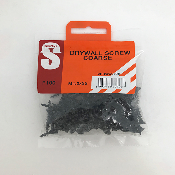 Safetop Screw Drywall No. 8 4.0x 25mm ( 100)