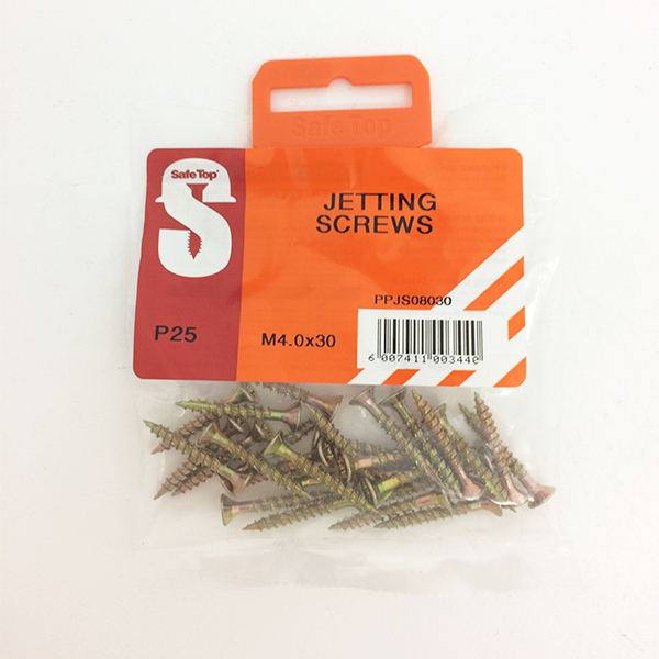Safetop Screw Jetting # 8 4.0x 30mm (  25)