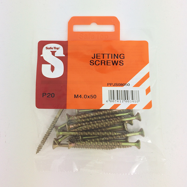 Safetop Screw Jetting No. 8 4.0x 50mm ( 20)