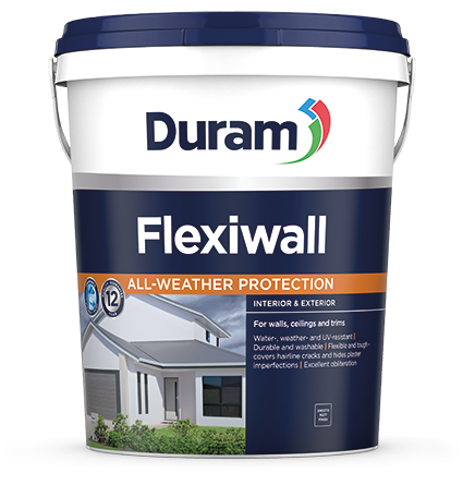 Duram Flexiwall Exterior Paint White 20l