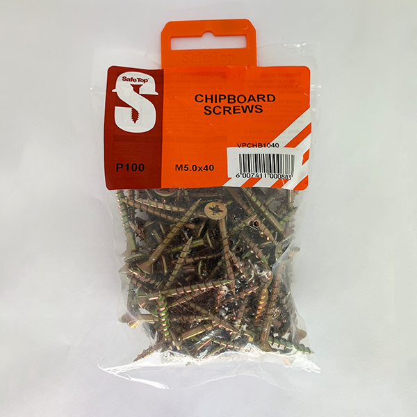 Safetop Screw Chipboard Advance 10x40mm ( 100)
