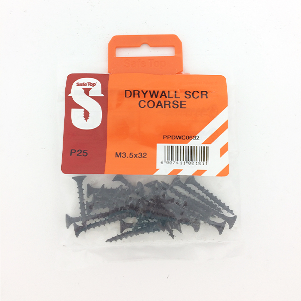 Safetop Screw Drywall No. 6 3.5x 41mm ( 25)