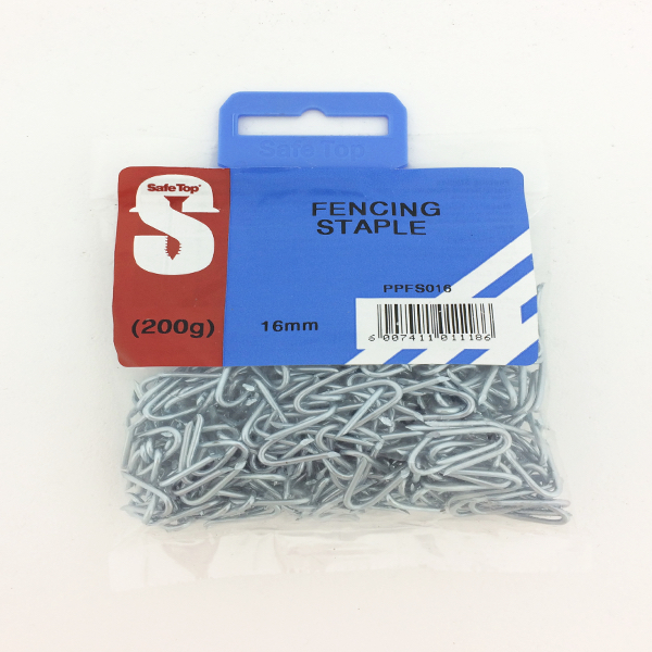 Safetop Staple Fencing 16mm 200g PPFS016