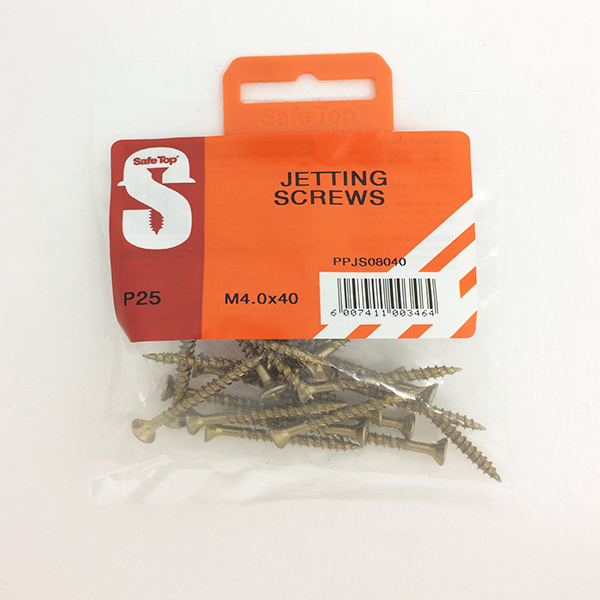 Safetop Screw Jetting No. 8 4.0x 40mm ( 25)