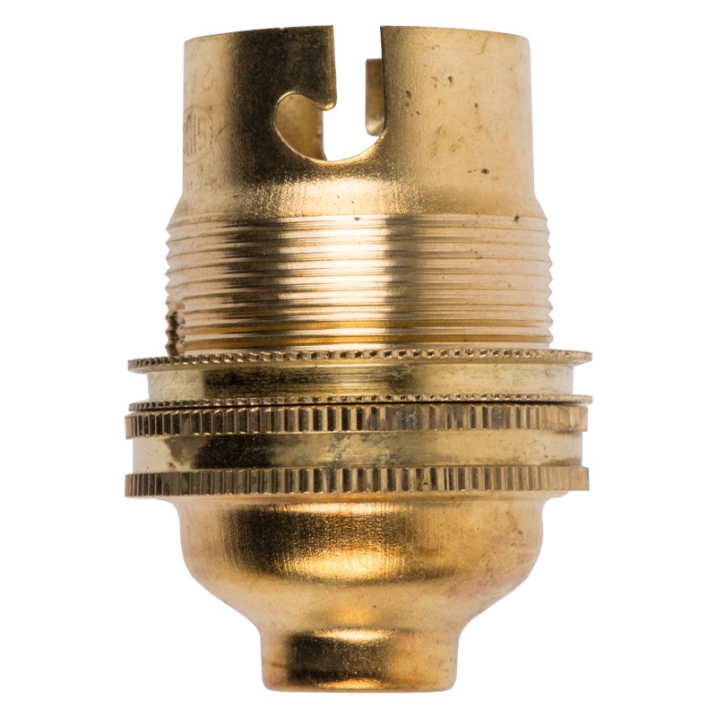 Proton Lamp Holder Brass B22 Cordgrip P/P A105P