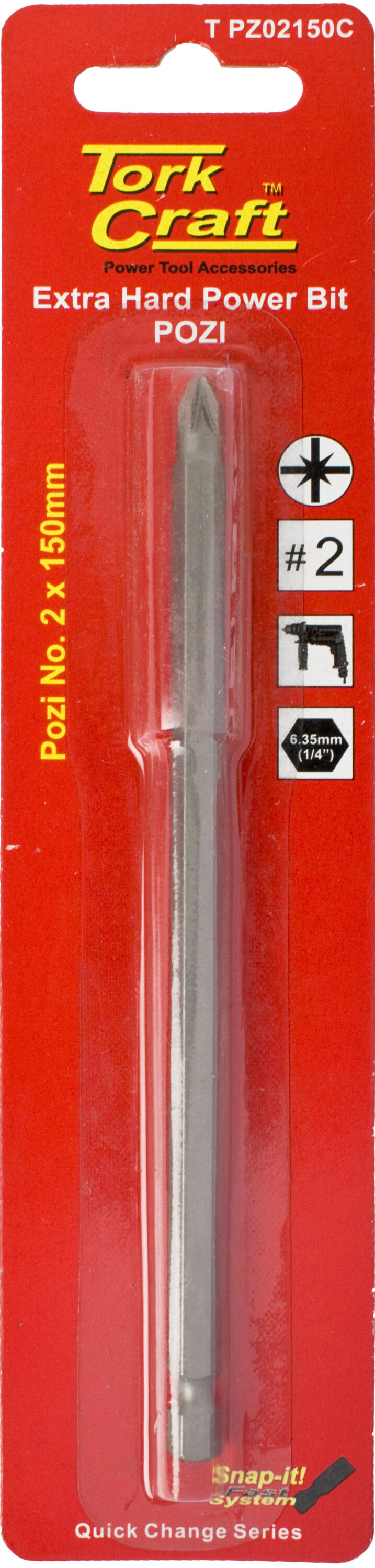 Tork Craft Bit Power 150mm PX2 (1) TPZ02150C
