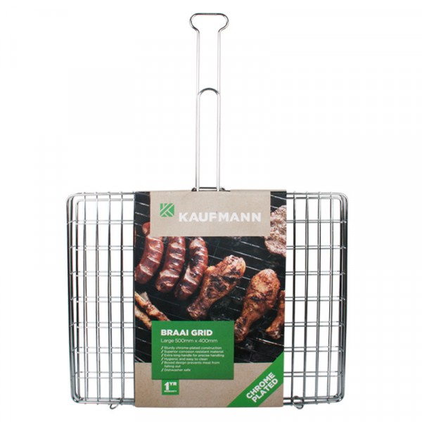 Kaufmann Braai Grid Box Large 500x400mm Cp V0404174