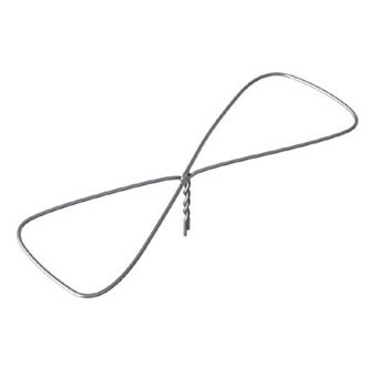 Wall Ties Butterfly Galv 3.15x205mm (100)