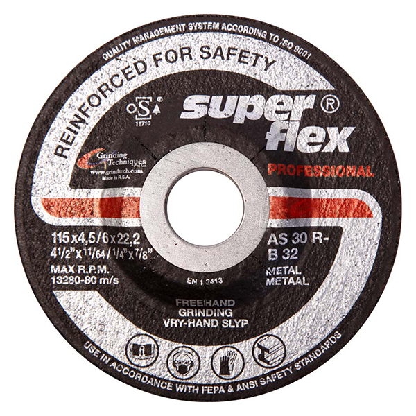 Grinding Disc Steel 115x6.0x22.2mm Pro AS30R