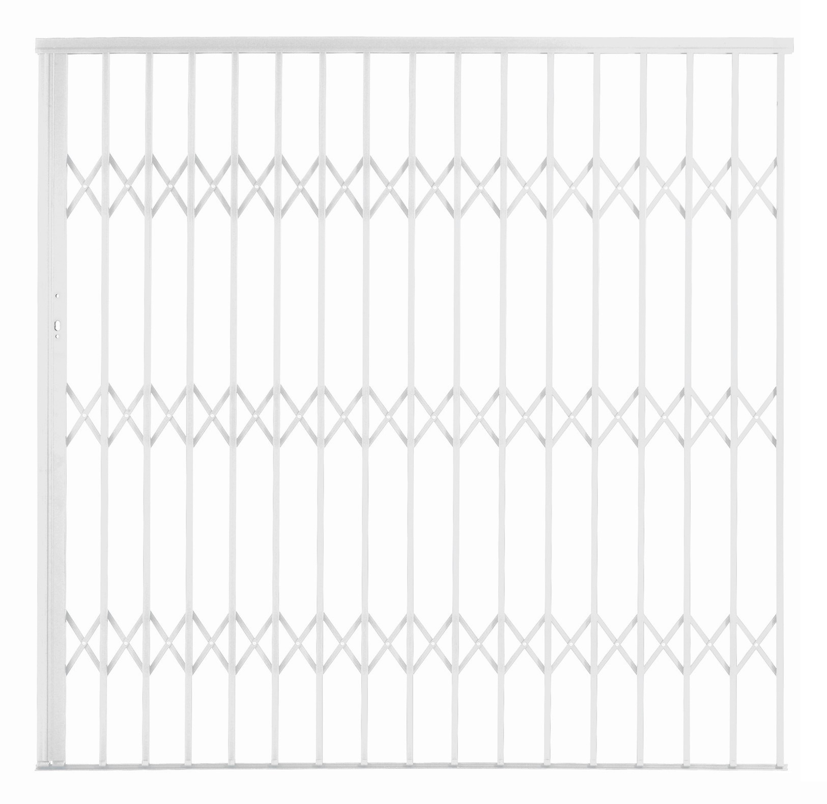 Door Security AG22 Fully Framed Aluglide 2.2m x 1900-2150mm White