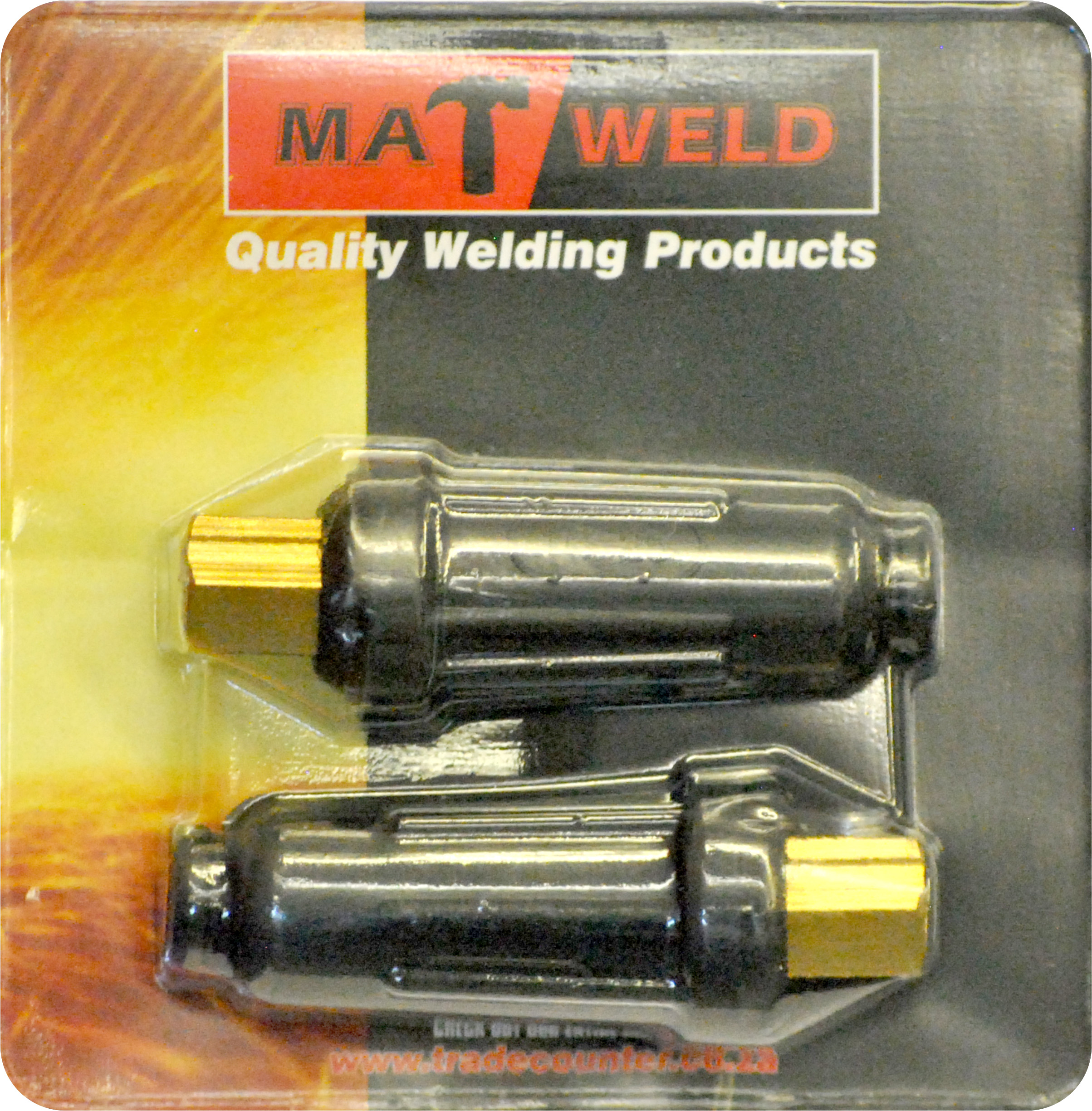 Matweld Cable Connector Male Set 10/25 P/P   MAT1017P