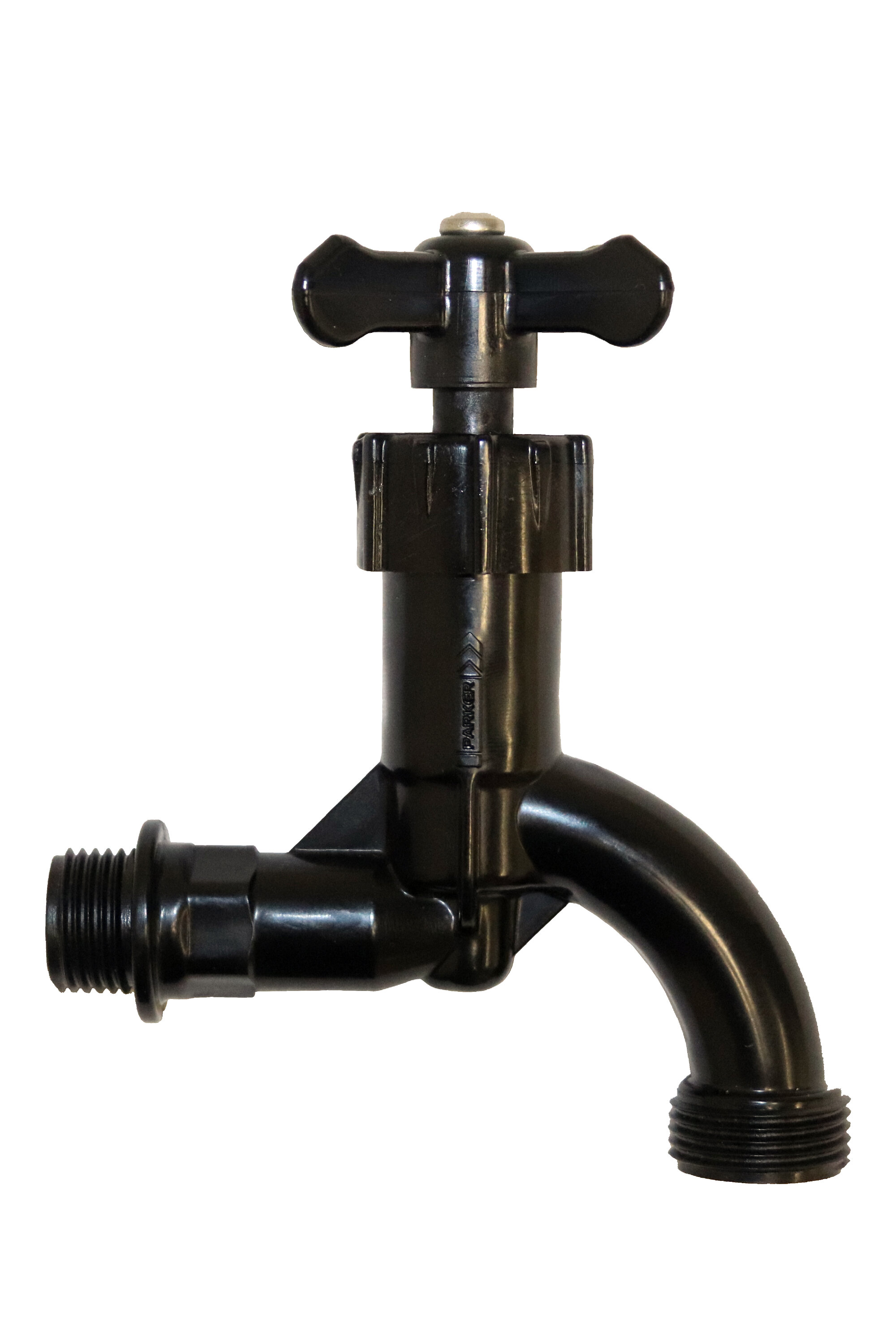 Pennyware Garden Bib Tap 15mm Black
