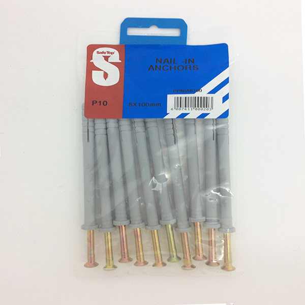 Safetop Nail In Anchor 8x100mm ( 10) VNA890