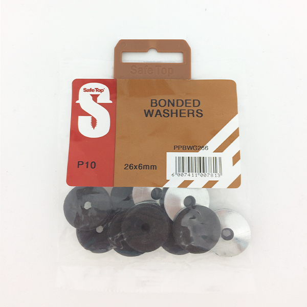 Safetop Washer Bonded 6.0x 26mm ( 10) PPBWG266