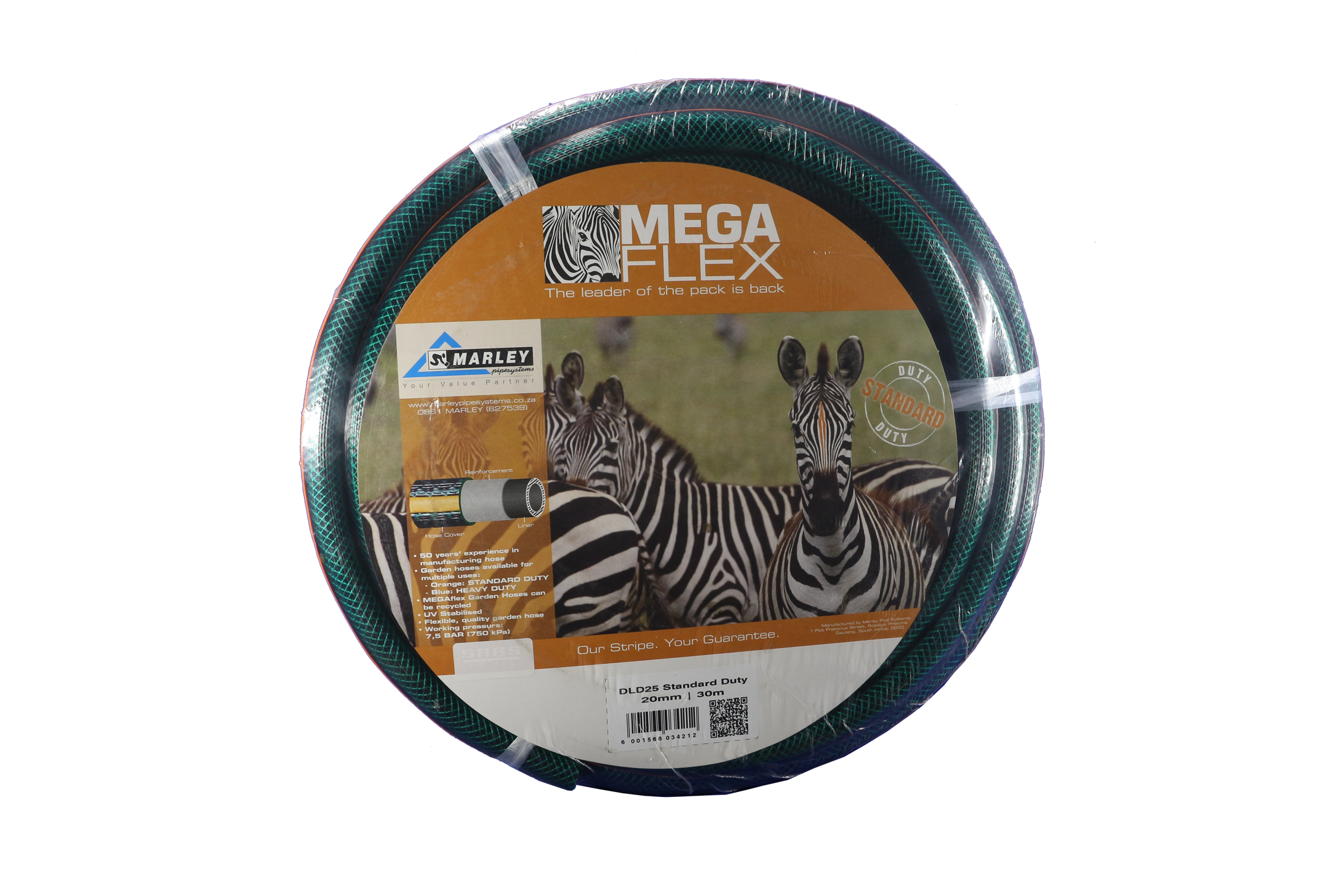 Megaflex Garden Hose 20mm x 30m Std Duty