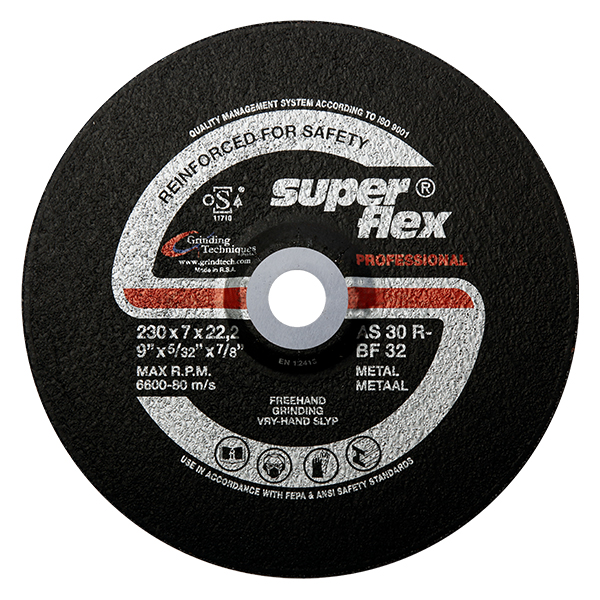 Grinding Disc Steel 230x7.0x22.20mm Professional AS30R