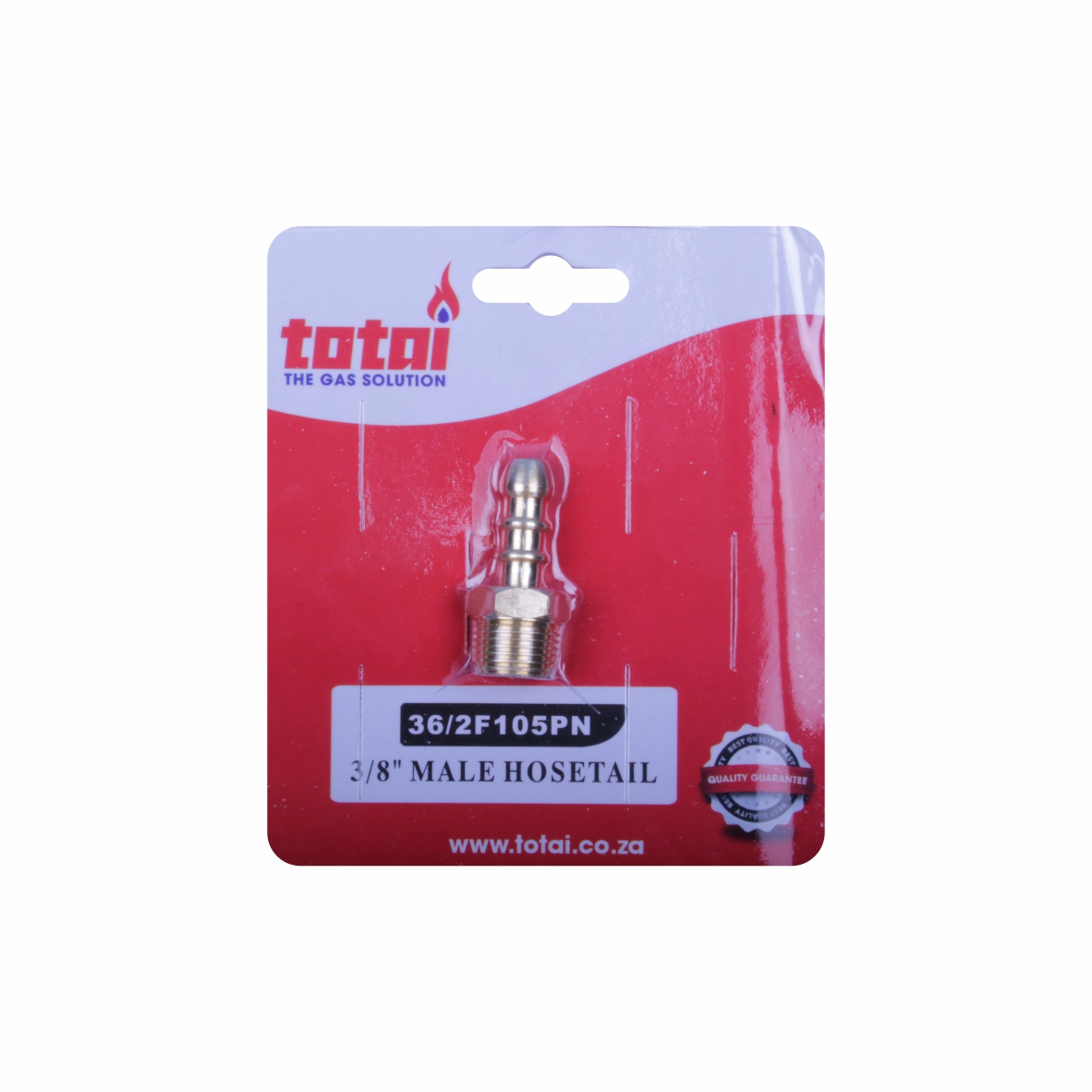 Totai Gas Hose Tail Male 3/8in 36/2F105P