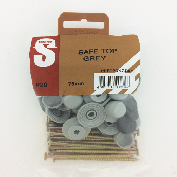Safetop Nail With Grey 75mm (20)