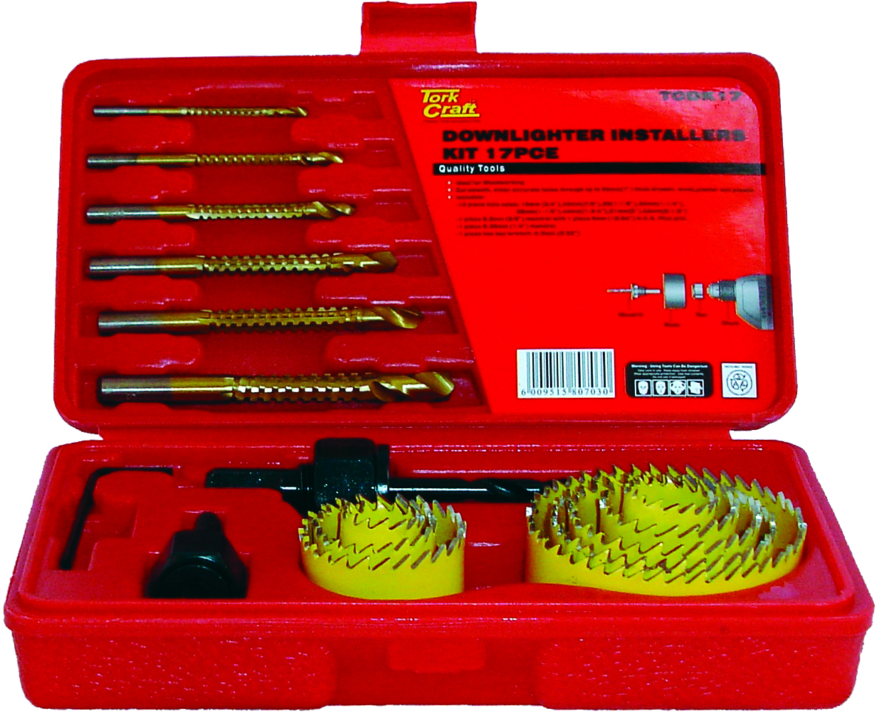 Tork Craft Downlight Installer Kit 17Pce CDK17