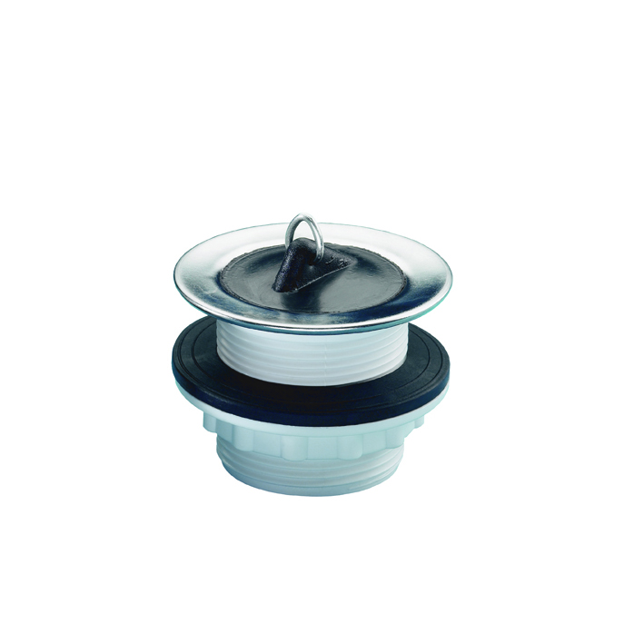 DPE Bath/Sink Waste Unslotted 40mm Pvc & Plug P/P G-FP4/I