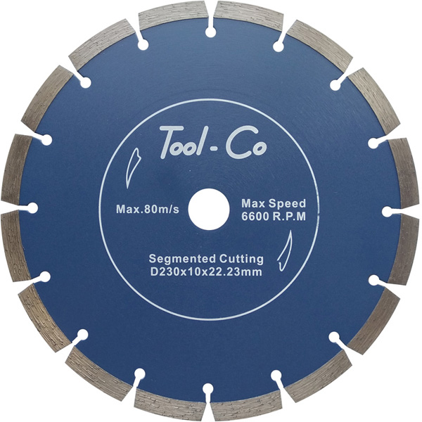 Blade Diamond 230mm Segmented Blue Tool-co