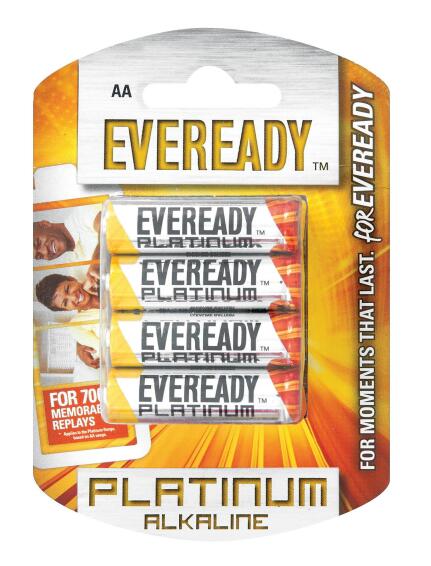 Eveready Battery Alkaline Platinium LR6 (4) 1110017