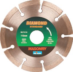 Blade Diamond 115mm Masonry Standard Fox BLY1210