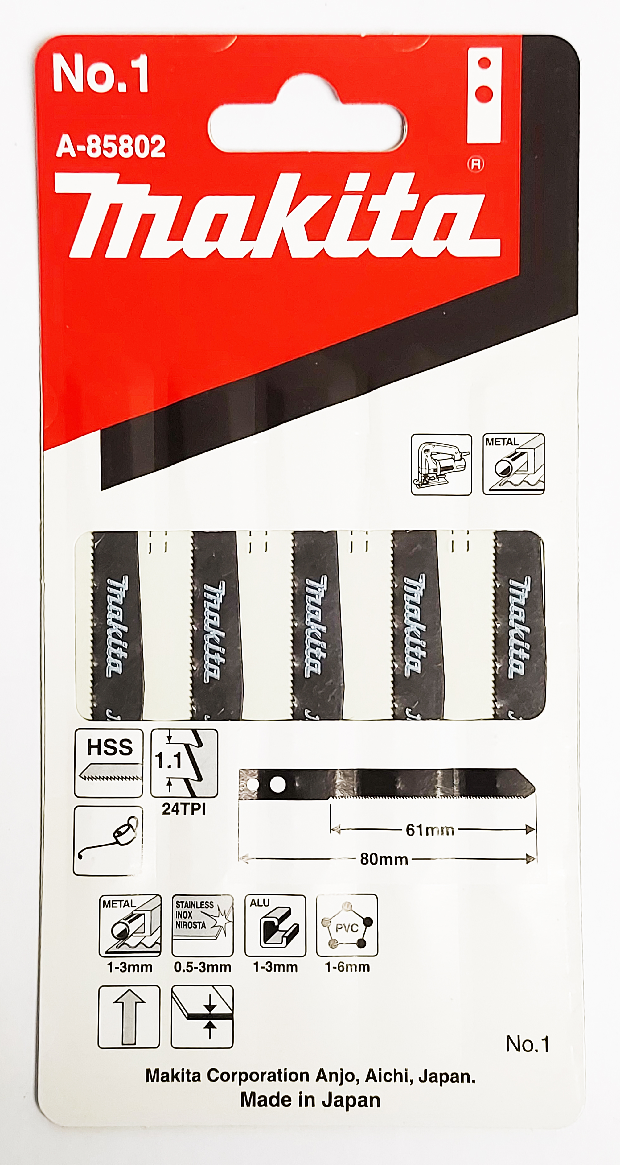 Makita Jigsaw Blade Shank No. 1 ( 5) A-85802