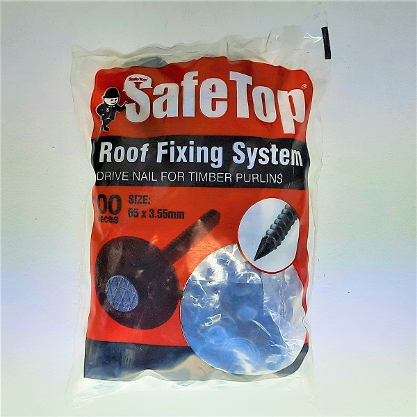Safetop Screw Roof 65mm Azure Blue ( 100)
