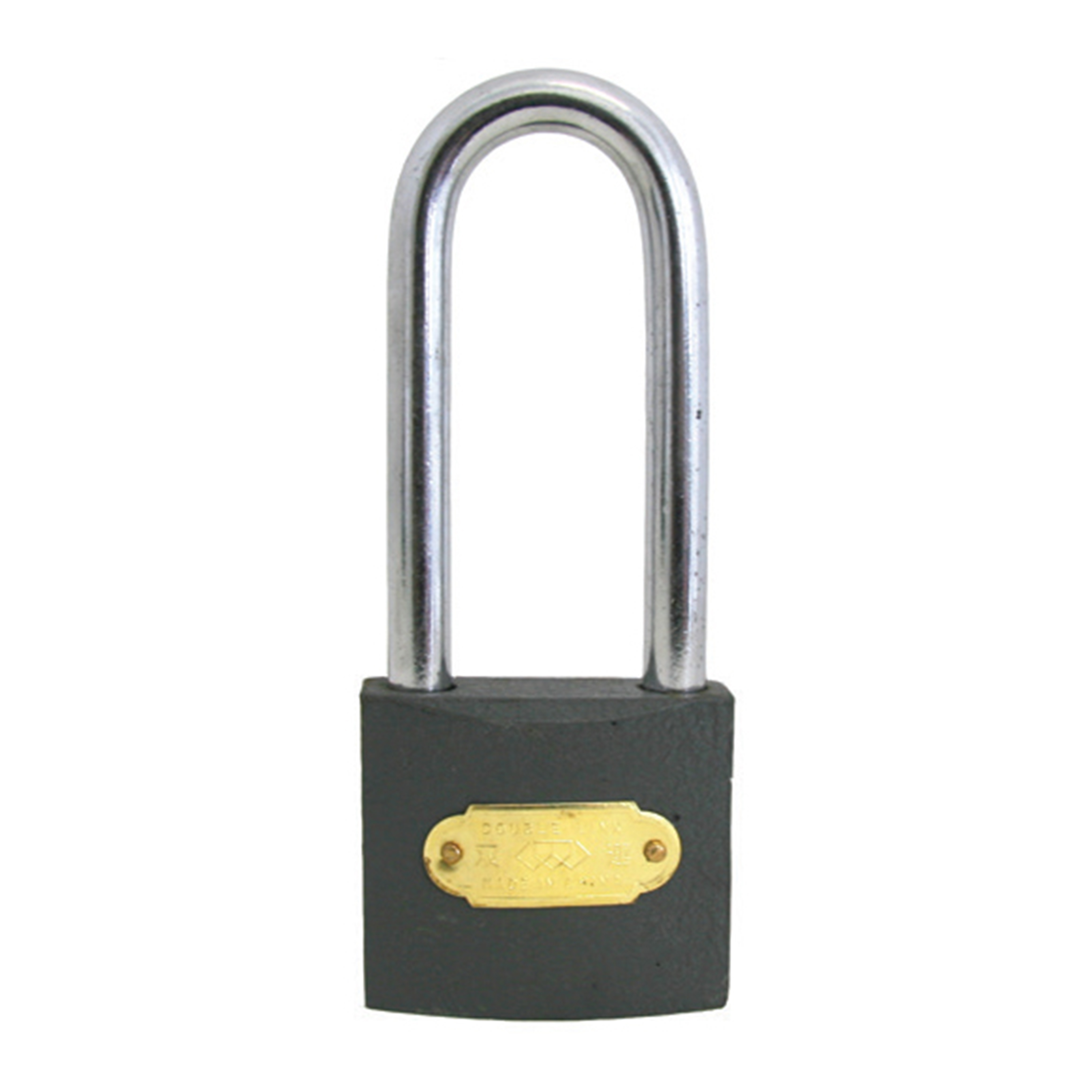 BBL Padlock 38mm Brass Double Link 264 Long Shank Carded DL264-LS-C