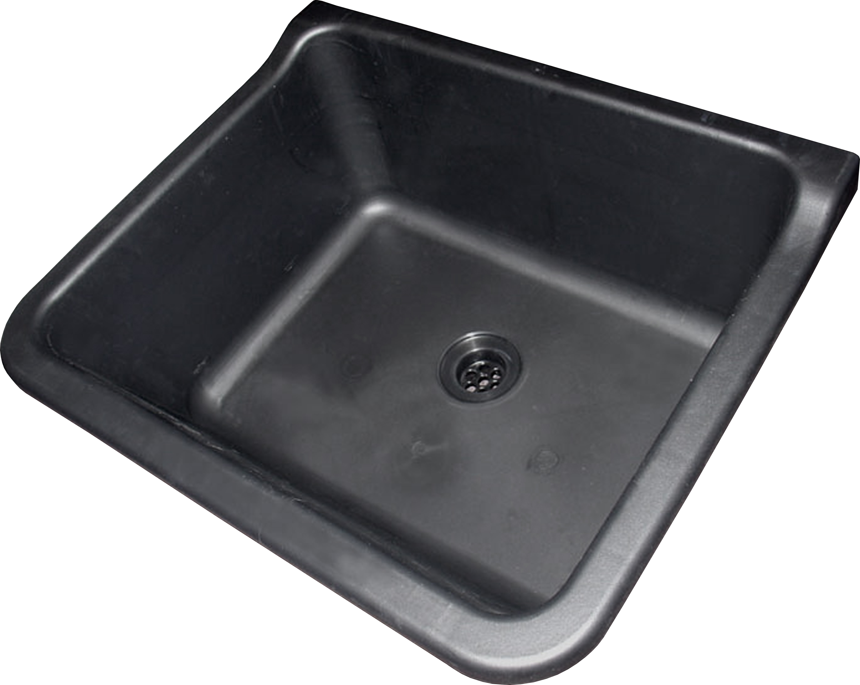 Wash Trough Pvc 25l  490x400mm Contractors Black