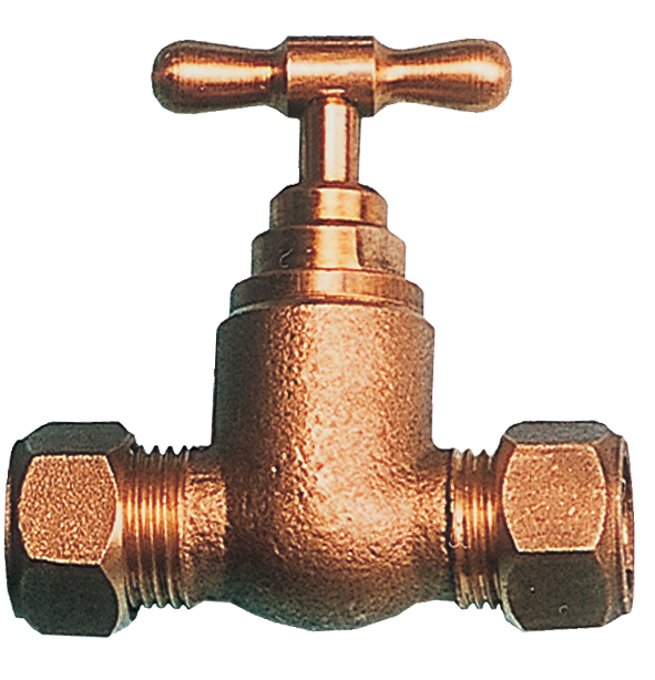 Penn Stop Tap CxC 15mm Brass Platedyware 131-15