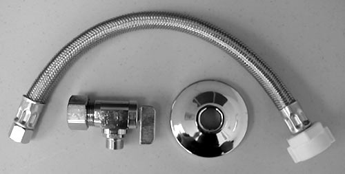 Angle Valve Regulating & Braided Connector SABS BCA02