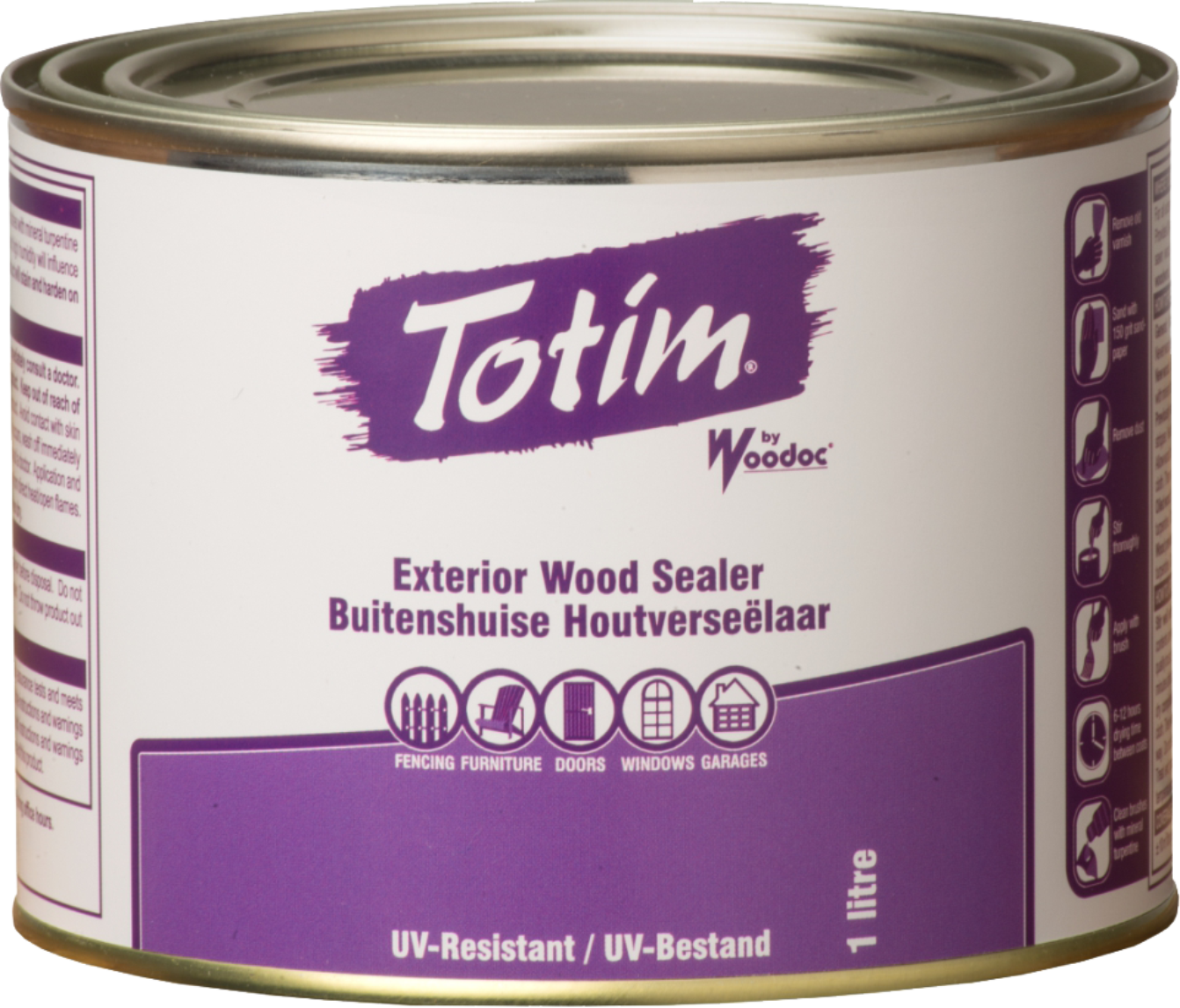 Totim Wood Sealer Weatherproof Clear 1l