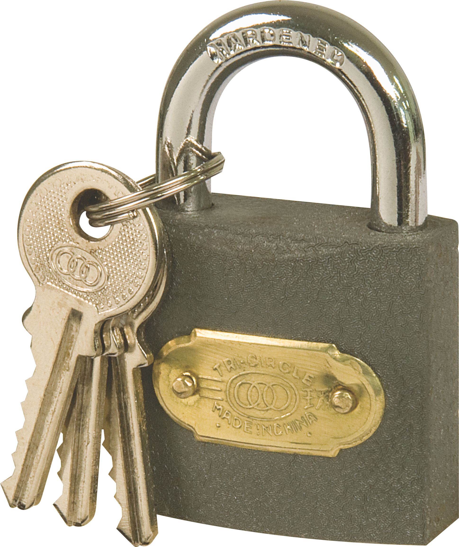 Padlock 38mm Iron Tricircle 364