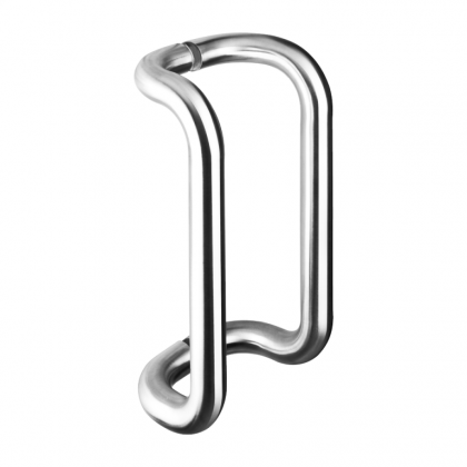 Door Handle Pull D Cranked 32x300x332mm BTB SS QS2301 (Pr)