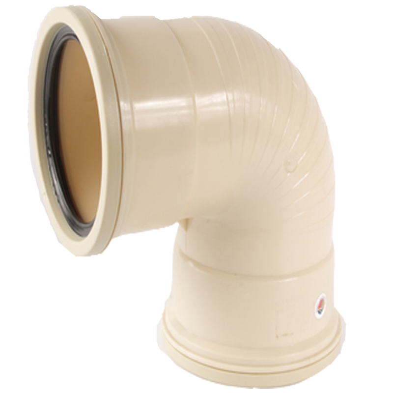 Pvc UG 110mm Bend 90Deg Plain Short Radius SABS Proflo
