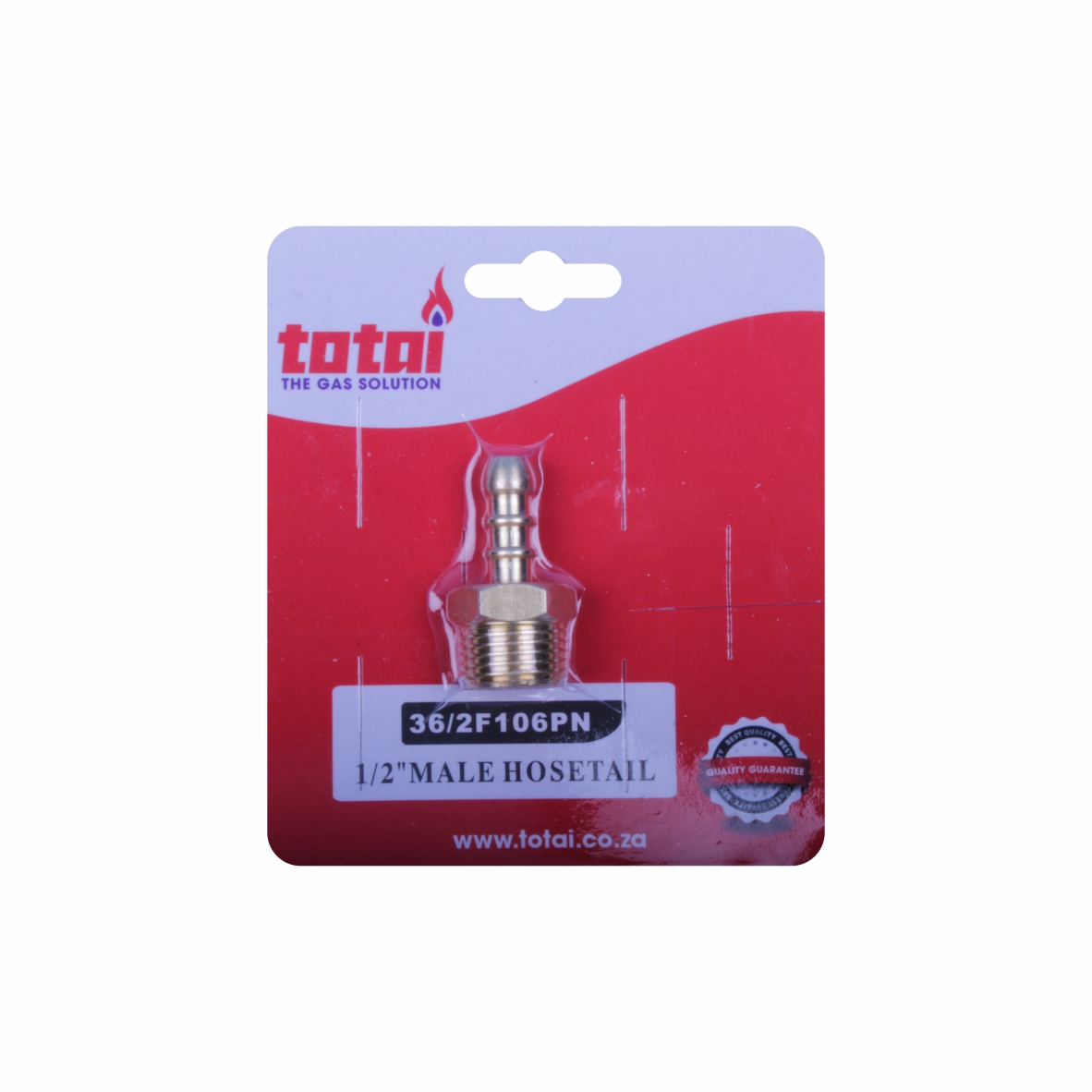 Totai Gas Hose Tail Male 1/2in 36/2F106P