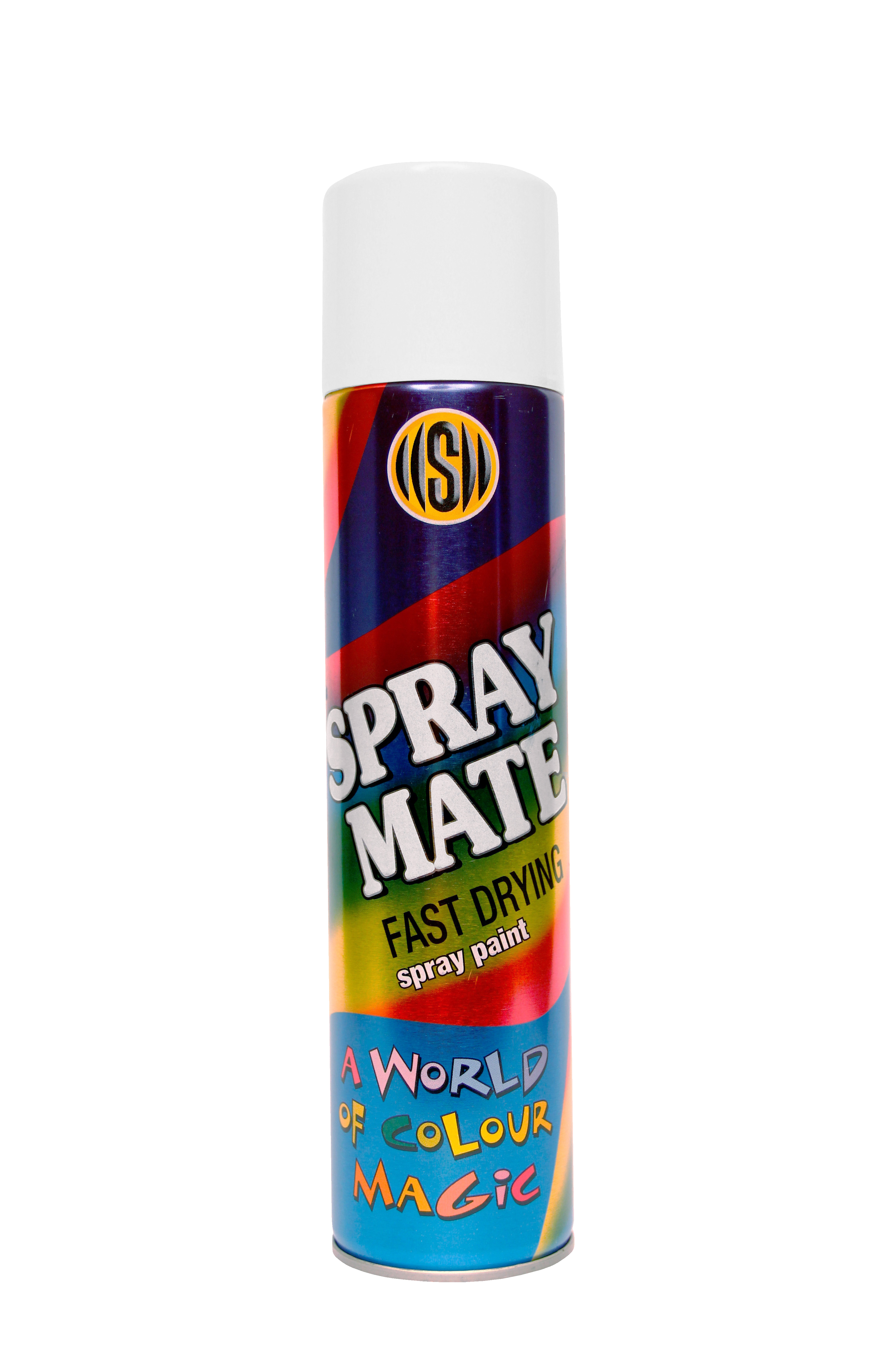 Spraymate Spray Paint Satin White 250ml 2751
