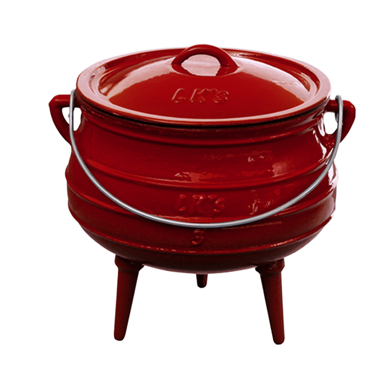 Pot 3 Legged No 3 Cast Iron Colour Enamel Lk 145/2
