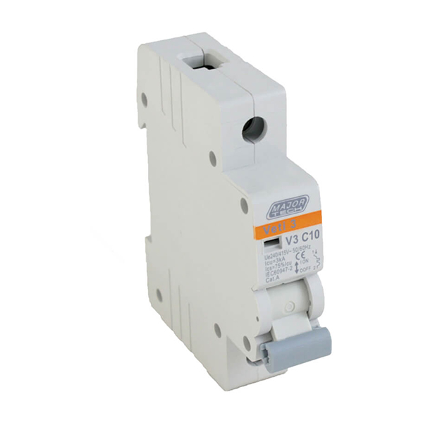 Veti2 Circuit Breaker 10A 1Pole 3.0KA MCB V3C1P11
