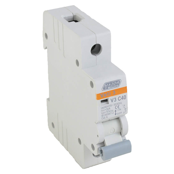Veti2 Circuit Breaker 40A 1Pole 3.0KA MCB V3C1P41