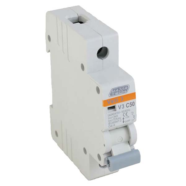 Veti2 Circuit Breaker 50A 1Pole 3.0KA MCB V3C1P51