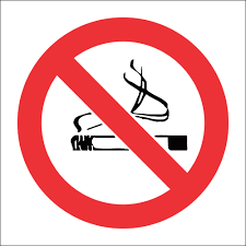 Sign No Smoking 290x290mm ABS Plastic